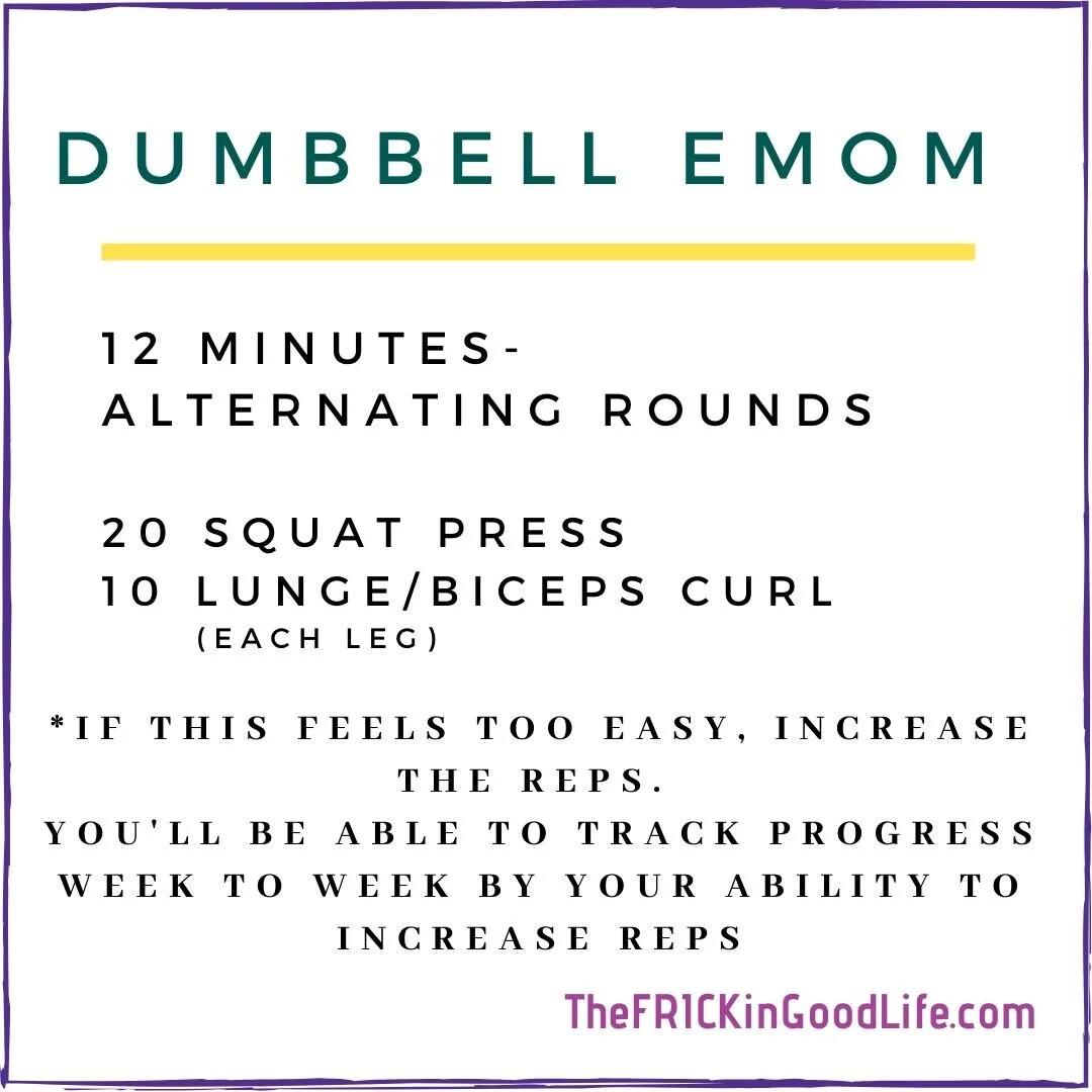 EMOM Workouts ERIN FRICK Fitness Life Coach